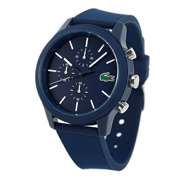 ラコステ 時計 44mm クオーツ メンズ 腕時計 ブランド 2010970 ブルー 2010970