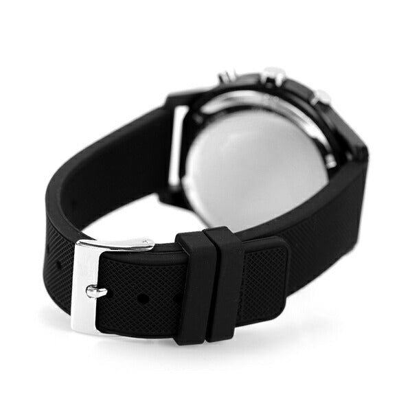 ラコステ 時計 44mm クオーツ メンズ 腕時計 ブランド 2010972 オールブラック 黒 2010972