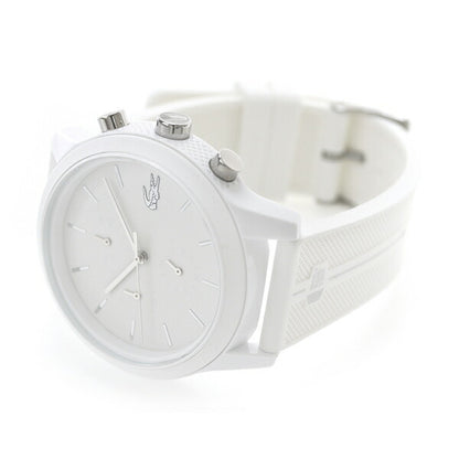 ラコステ 時計 42mm クロノグラフ クオーツ メンズ 腕時計 ブランド 2011090 ホワイト 2011090