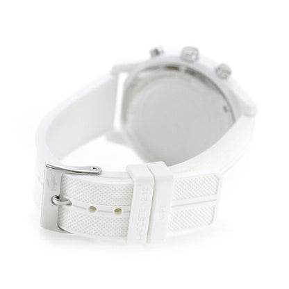 ラコステ 時計 42mm クロノグラフ クオーツ メンズ 腕時計 ブランド 2011090 ホワイト 2011090