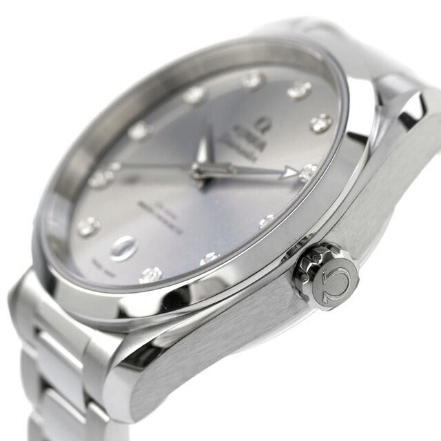 オメガ シーマスター アクアテラ 150M 38mm 自動巻き 腕時計 ブランド レディース ダイヤモンド OMEGA 220.10.38.20.56.001 アナログ グレー スイス製 220-10-38-20-56-001