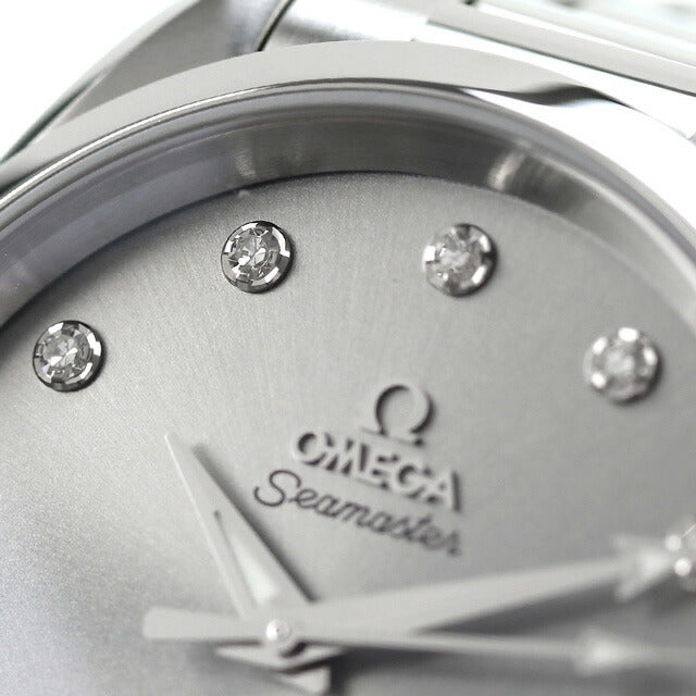 オメガ シーマスター アクアテラ 150M 38mm 自動巻き 腕時計 ブランド レディース ダイヤモンド OMEGA 220.10.38.20.56.001 アナログ グレー スイス製 220-10-38-20-56-001