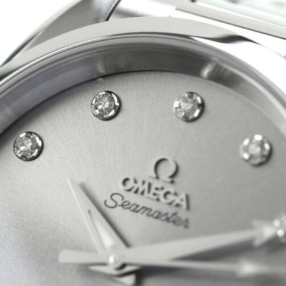 オメガ シーマスター アクアテラ 150M 38mm 自動巻き 腕時計 ブランド レディース ダイヤモンド OMEGA 220.10.38.20.56.001 アナログ グレー スイス製 220-10-38-20-56-001