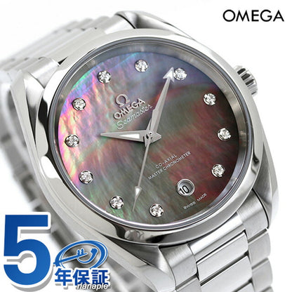 オメガ シーマスター アクアテラ 150M 38mm 自動巻き 腕時計 ブランド レディース ダイヤモンド OMEGA 220.10.38.20.57.001 アナログ グレーシェル スイス製 220-10-38-20-57-001