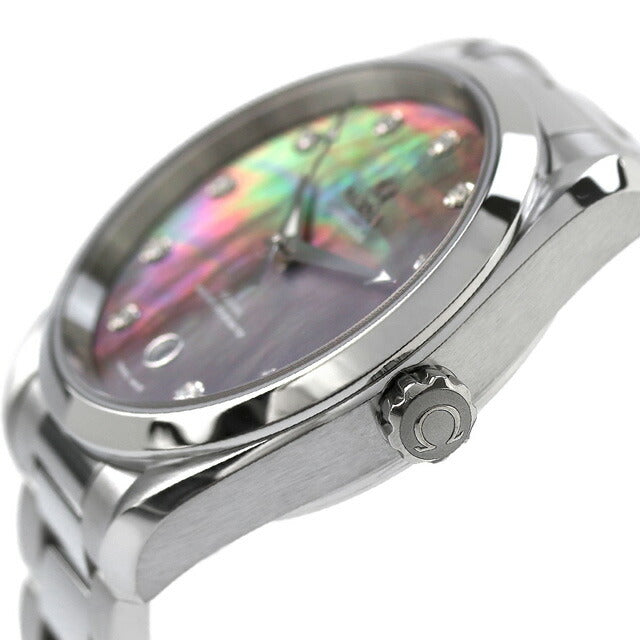 オメガ シーマスター アクアテラ 150M 38mm 自動巻き 腕時計 ブランド レディース ダイヤモンド OMEGA 220.10.38.20.57.001 アナログ グレーシェル スイス製 220-10-38-20-57-001