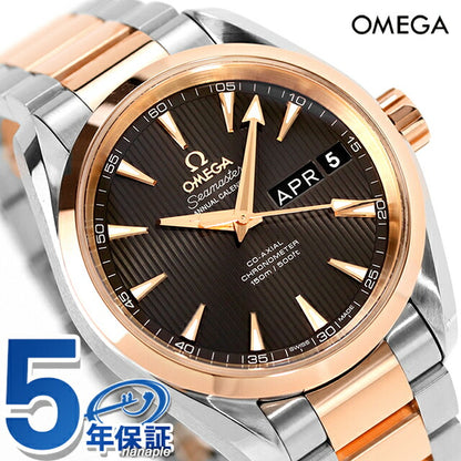 Omega Sea Master Aqua Terra 150m核心水族馆年度日历38.5mm 18krg自动Wrady男士手表品牌231.20.39.22.06.001欧米茄新231-20-20-39-22-22-06-06-001