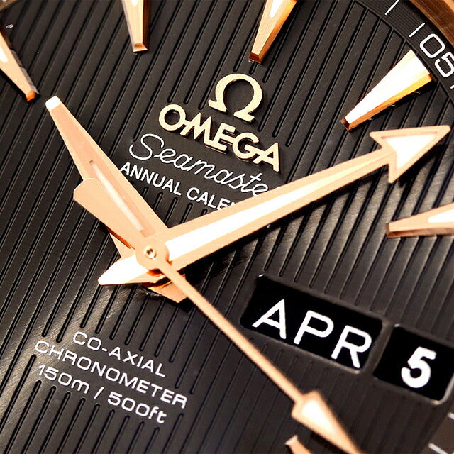 Omega Sea Master Aqua Terra 150m核心水族馆年度日历38.5mm 18krg自动Wrady男士手表品牌231.20.39.22.06.001欧米茄新231-20-20-39-22-22-06-06-001