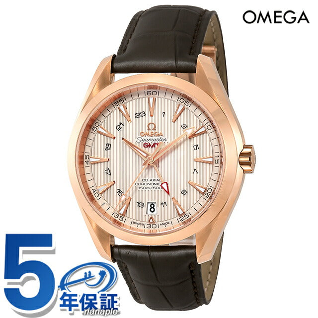 Omega Sea Master Aqua Terra 43mm自动手表品牌男士Omega 231.53.43.22.02.001模拟银棕色231-53-43-43-22-22-02-001