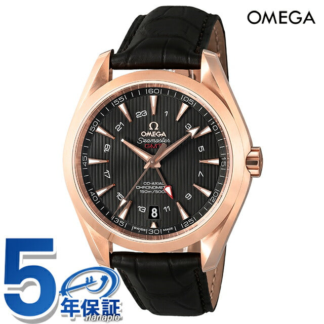 Omega Sea Master Aqua Terra 43毫米自动手表品牌男士Omega 231.53.43.22.06.002模拟灰色棕色231-53-43-43-22-22-06-002