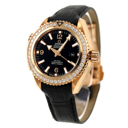 Omega Sea Master Planet Ocean Clock 18K Red Gold Diamond 232.58.38.20.01.001 Watch Brand OMEGA Men&