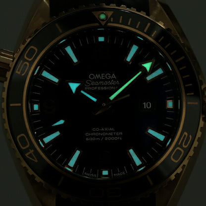 Omega Sea Master Planet Ocean Watch 18K Red Gold 232.63.38.20.01.001 Swiss watch brand OMEGA Men&