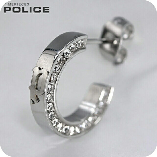 ポリス ピアス メンズ ブランド ステンレススチール スタッド 片耳用 26398ESS01 シルバー アクセサリー 26398ESS01
