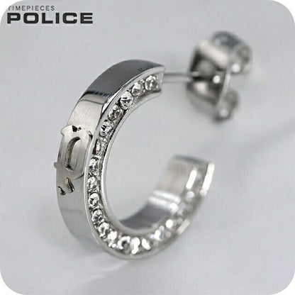 ポリス ピアス メンズ ブランド ステンレススチール スタッド 片耳用 26398ESS01 シルバー アクセサリー 26398ESS01