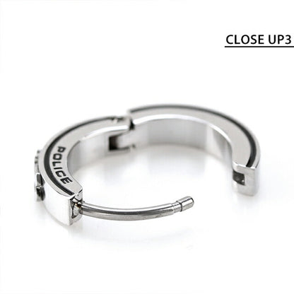 ポリス ピアス メンズ ブランド ステンレススチール フープ 片耳用 26399ESS01 シルバー アクセサリー 26399ESS01