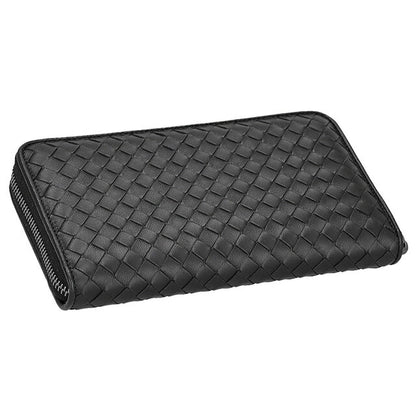 ボッテガ・ヴェネタ 長財布 メンズ ブランド BOTTEGA VENETA イントレチャート 275064 V3UN1 1275 ブラック 275064-V3UN1-1275