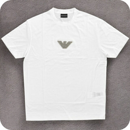 エンポリオ・アルマーニ Tシャツ メンズ ブランド EMPORIO ARMANI 3L1TCD-1JUVZ ホワイト 3L1TCD1JUVZ-0128-M