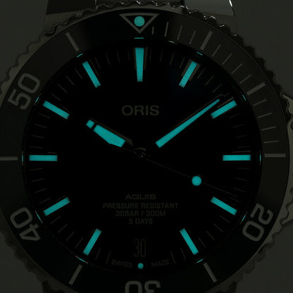 オリス 腕時計 アクイス デイト キャリバー400 43.5mm 01 400 7763 4135-07 8 24 09PEB ORIS 時計 自動巻き  新品 400-7763-4135M