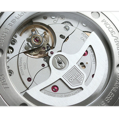 オリス 時計 アクイス デイト キャリバー400 41.5mm 01 400 7769 4157-07 4 22 74FC ORIS 腕時計 自動巻き  新品 400-7769-4157RBK