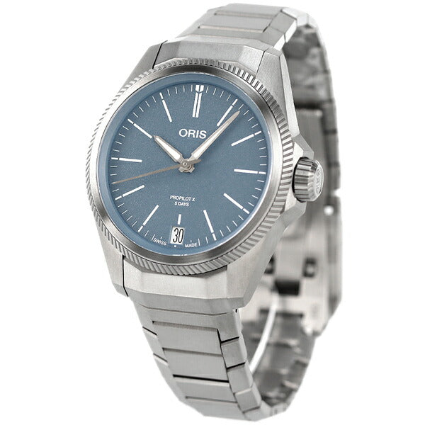 オリス 腕時計 プロパイロット X キャリバー400 39mm 01 400 7778 7155-07 7 20 01TLC ORIS 時計 自動巻き チタン 新品 400-7778-7155MB