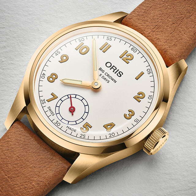 オリス 時計 ビッグクラウン キャリバー400 WINGS OF HOPE 限定モデル 01 401 7782 6081-Set ORIS 腕時計 自動巻き K18 金無垢 新品 401-7782-6081-SET