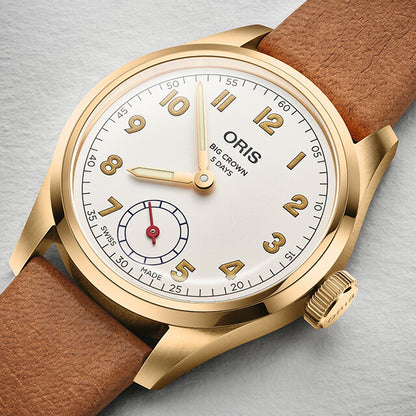 オリス 時計 ビッグクラウン キャリバー400 WINGS OF HOPE 限定モデル 01 401 7782 6081-Set ORIS 腕時計 自動巻き K18 金無垢 新品 401-7782-6081-SET