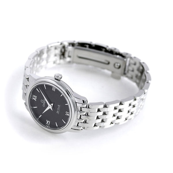 オメガ デビル プレステージ 27.4MM レディース 424.10.27.60.01.001 OMEGA 腕時計 ブラック 新品 時計 424-10-27-60-01-001