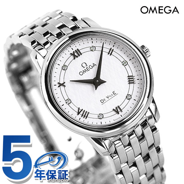 オメガ デビル プレステージ クオーツ ダイヤモンド スイス製 レディース 424.10.27.60.52.002 OMEGA 腕時計 424-10-27-60-52-002