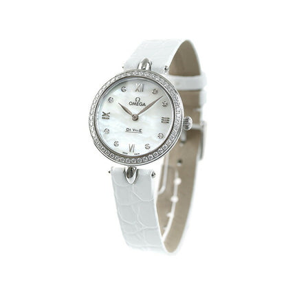 オメガ 時計 デビル プレステージ デュードロップ 27mm ダイヤモンド 424.18.27.60.55.001 レディース OMEGA 腕時計 ブランド 新品 424-18-27-60-55-001