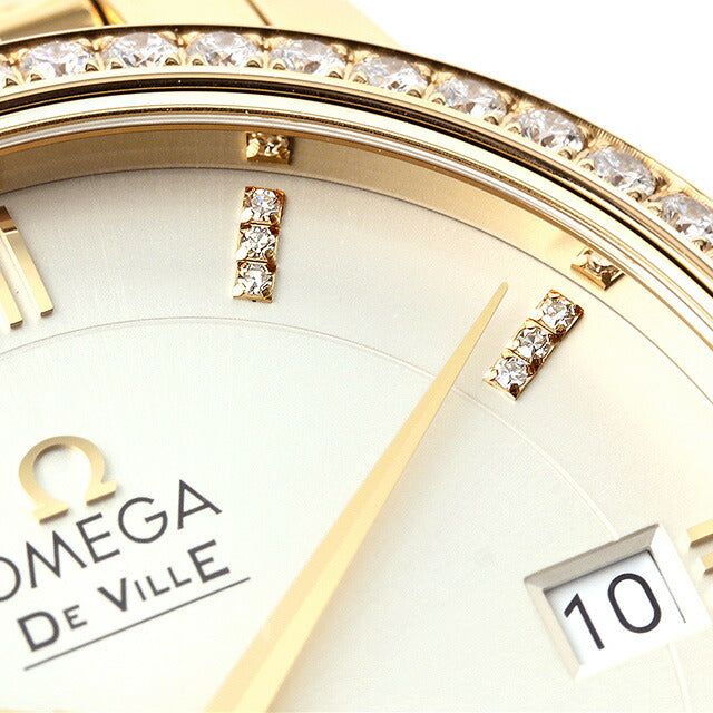 Omega Devil Corporate Cormate Chronometer 36.8mm自动绕组K18手表男士18 Gold Diamond Omega 424.55.37.20.52.002在瑞士制造[92C24] 424-5555-37-37-52-52-52-002