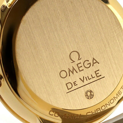 オメガ デ・ヴィル プレステージ バタフライ 36.8mm 自動巻き 腕時計 ブランド レディース ダイヤモンド OMEGA 424.57.37.20.55.001 アナログ ホワイトシェル 424-57-37-20-55-001