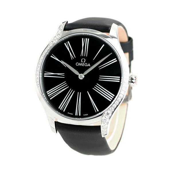 オメガ デビル トレゾア 39mm ダイヤモンド レディース 腕時計 ブランド 428.17.39.60.01.001 OMEGA ブラック 428-17-39-60-01-001