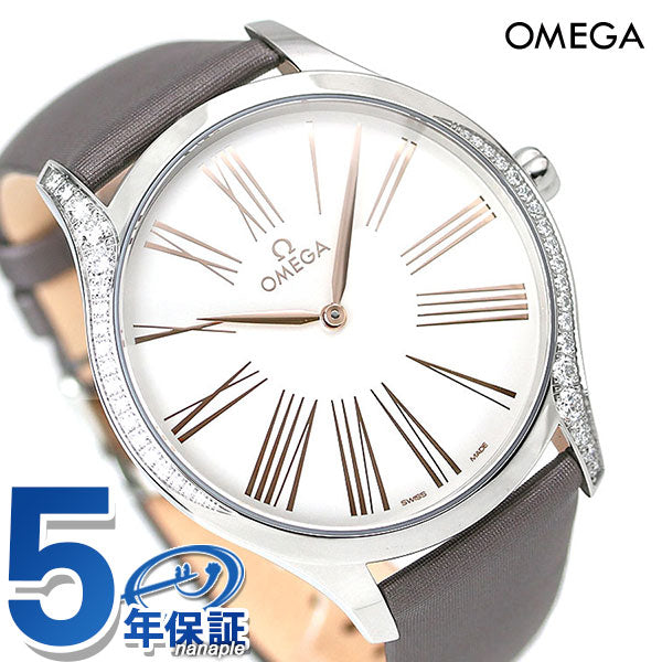 オメガ デビル トレゾア 39mm ダイヤモンド レディース 腕時計 ブランド 428.17.39.60.02.001 OMEGA シルバー×グレー 428-17-39-60-02-001