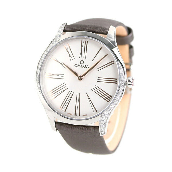 オメガ デビル トレゾア 39mm ダイヤモンド レディース 腕時計 ブランド 428.17.39.60.02.001 OMEGA シルバー×グレー 428-17-39-60-02-001