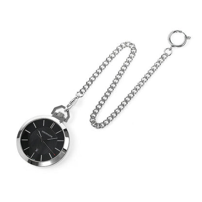アエロウォッチ クオーツ 懐中時計 メンズ レディース ペンダントウォッチ AEROWATCH 42829 AA03 アナログ ブラック 黒 スイス製 記念品 プレゼント ギフト 42829-AA03