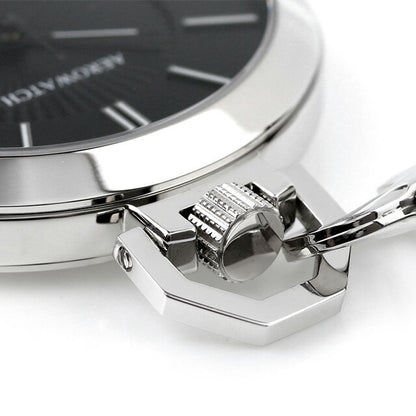 アエロウォッチ クオーツ 懐中時計 メンズ レディース ペンダントウォッチ AEROWATCH 42829 AA03 アナログ ブラック 黒 スイス製 記念品 プレゼント ギフト 42829-AA03