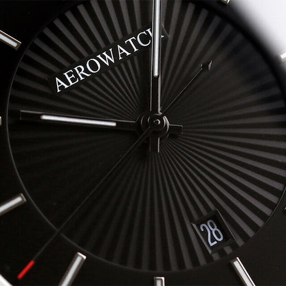 アエロウォッチ クオーツ 懐中時計 メンズ レディース ペンダントウォッチ AEROWATCH 42829 AA03 アナログ ブラック 黒 スイス製 記念品 プレゼント ギフト 42829-AA03