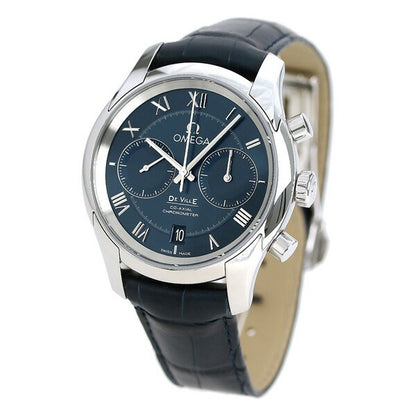 オメガ デビル コーアクシャル クロノグラフ 42mm 自動巻き 431.13.42.51.03.001 ブルー OMEGA 腕時計 431-13-42-51-03-001