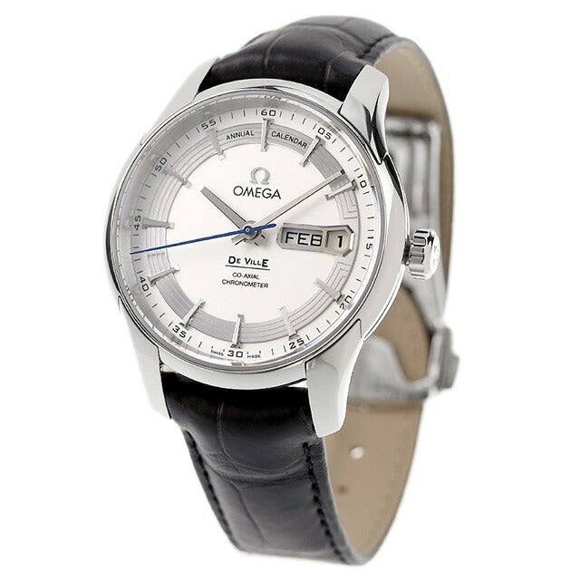 オメガ デビル アニュアル カレンダー 41MM 腕時計 ブランド 431.33.41.22.02.001 OMEGA シルバー 新品 時計 431-33-41-22-02-001