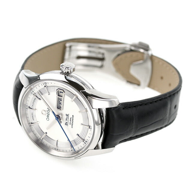 オメガ デビル アニュアル カレンダー 41MM 腕時計 ブランド 431.33.41.22.02.001 OMEGA シルバー 新品 時計 431-33-41-22-02-001