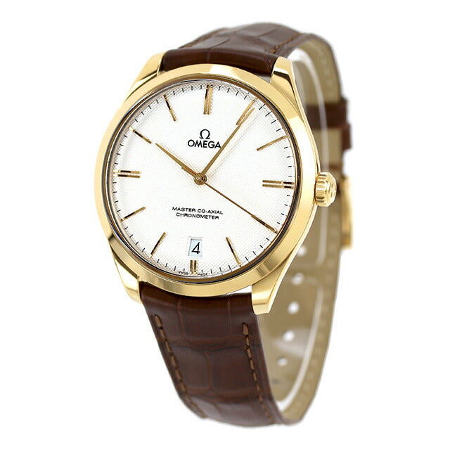 オメガ デ・ヴィル トレゾア 40mm 手巻き 腕時計 ブランド メンズ OMEGA 432.53.40.21.02.001 アナログ シルバー ブラウン スイス製 432-53-40-21-02-001