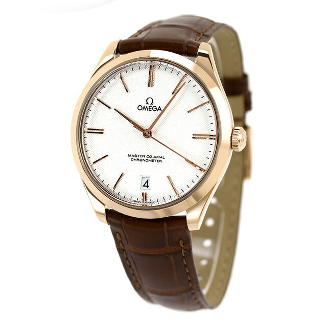 オメガ デ・ヴィル トレゾア 40mm 手巻き 腕時計 ブランド メンズ OMEGA 432.53.40.21.02.002 アナログ シルバー ブラウン スイス製 432-53-40-21-02-002