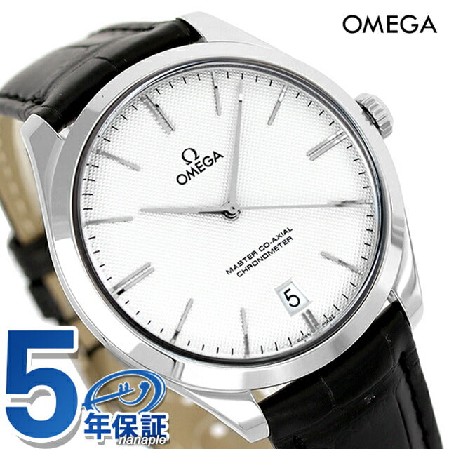 オメガ デ・ヴィル トレゾア 40mm 手巻き 腕時計 ブランド メンズ OMEGA 432.53.40.21.02.004 アナログ シルバー ブラック 黒 スイス製 432-53-40-21-02-004