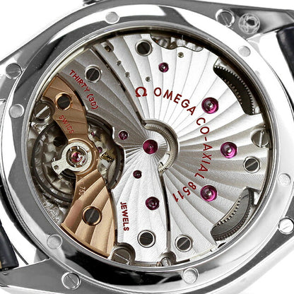 オメガ デ・ヴィル トレゾア 40mm 手巻き 腕時計 ブランド メンズ OMEGA 432.53.40.21.02.004 アナログ シルバー ブラック 黒 スイス製 432-53-40-21-02-004