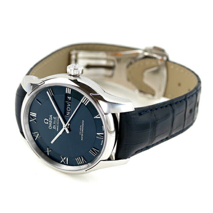オメガ デ・ヴィル アワービジョン 41mm 自動巻き 腕時計 ブランド メンズ OMEGA 433.13.41.22.03.001 アナログ ブルー ネイビー スイス製 433-13-41-22-03-001