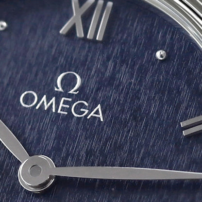 オメガ デビル プレステージ 27mm クォーツ 電池式 腕時計 ブランド レディース OMEGA 434.10.28.60.03.002 アナログ ブルー スイス製 434-10-28-60-03-002