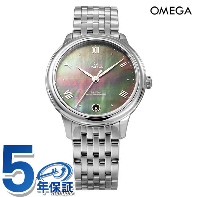 オメガ デ・ヴィル プレステージ 34mm 自動巻き 腕時計 ブランド レディース OMEGA 434.10.34.20.07.001 アナログ グレーシェル スイス製 434-10-34-20-07-001