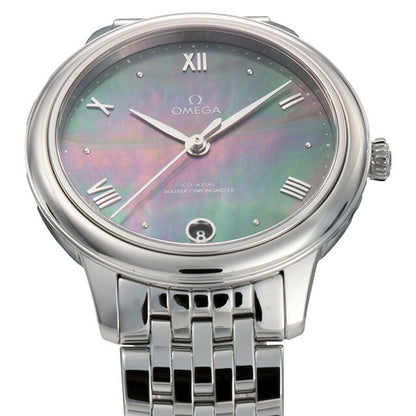 オメガ デ・ヴィル プレステージ 34mm 自動巻き 腕時計 ブランド レディース OMEGA 434.10.34.20.07.001 アナログ グレーシェル スイス製 434-10-34-20-07-001