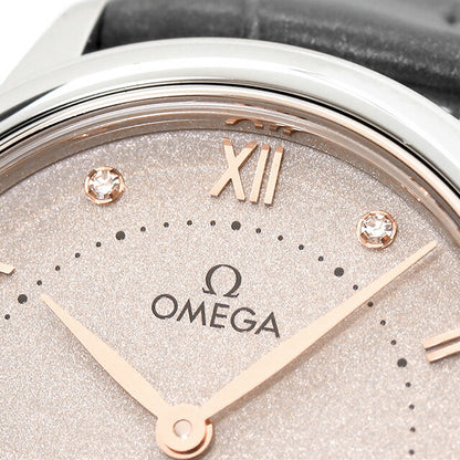 オメガ デ・ヴィル プレステージ 30mm クォーツ 電池式 腕時計 ブランド レディース ダイヤモンド OMEGA 434.13.30.60.56.001 アナログ グレー ダークグレー 434-13-30-60-56-001