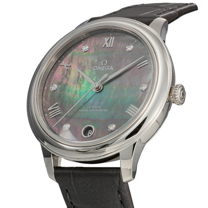 オメガ デ・ヴィル プレステージ 33.5mm 自動巻き 腕時計 ブランド レディース ダイヤモンド OMEGA 434.13.34.20.57.001 アナログ グレーシェル グレー スイス製 434-13-34-20-57-001