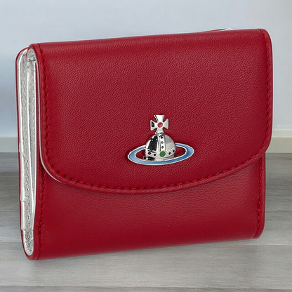 ヴィヴィアン・ウエストウッド 二つ折り財布 レディース ブランド Vivienne Westwood 51150003 レッド/シルバー 51150003NAPPA-RD-SV-H404